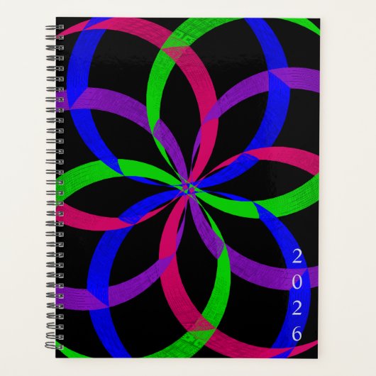 Multi Color Figure 8 Geometric Planner (Voorkant)