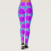 Multi-Color Floral Design vrouwen leggings (Achterkant)
