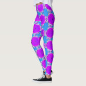 Multi-Color Floral Design vrouwen leggings (Links)