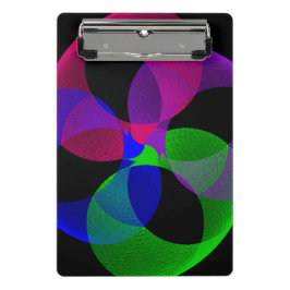 Multi Color Fusion Geometric Mini Clipboard Klembord