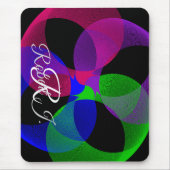 Multi Color Fusion Geometric Mouse Pad Muismat (Voorkant)