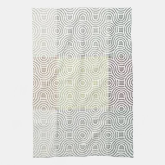 "Multi-Color Geometric Design" Keukenhanddoek (Verticaal)