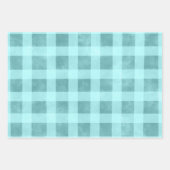 Multi-Color Gingham Checks Plaid Pattern Decoupage Inpakpapier Vel (Voorkant)