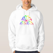 Multi-Color Hearts Hoodie (Voorkant)