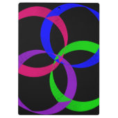 Multi Color Interchange Geometric Clipboard Klembord (Achterkant)