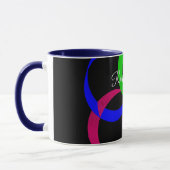 Multi Color Interchange Geometric Coffee Mug Mok (Links)