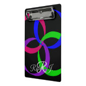 Multi Color Interchange Geometric Mini Clipboard Mini Klembord (Angled2)