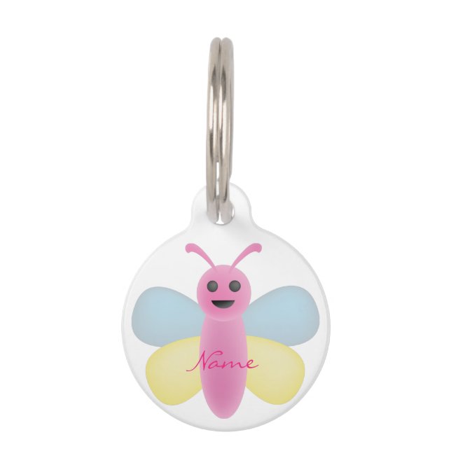Multi-color Kawaii Bee Thunder_Cove Huisdierpenning (Voorkant)