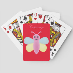 Multi-color Kawaii Bee Thunder_Cove Pokerkaarten