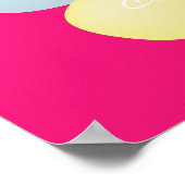 Multi-color Kawaii Bee Thunder_Cove Poster (Hoek)