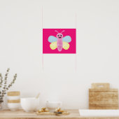 Multi-color Kawaii Bee Thunder_Cove Poster (Keuken)