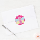 Multi-color Kawaii Bee Thunder_Cove Ronde Sticker (Envelop)