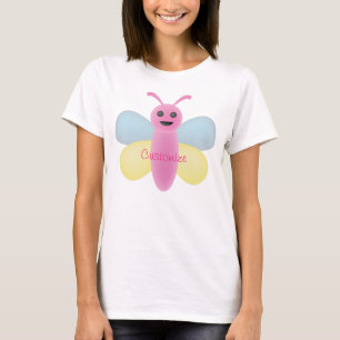 Multi-color Kawaii Bee Thunder_Cove T-shirt
