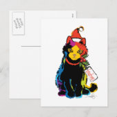 Multi-Color kerstkerstkerstkerstkerstkerstkerstker Feestdagenkaart (Voorkant / Achterkant)