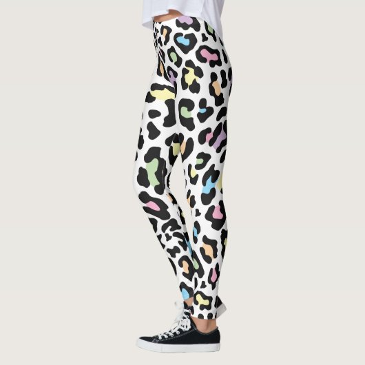 Multi Color Luipaard Print Leggings (Links)
