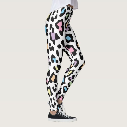 Multi Color Luipaard Print Leggings (Rechts)
