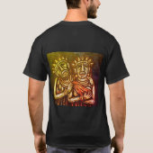 Multi Color Modern Design Jungle T-shirt (Achterkant)