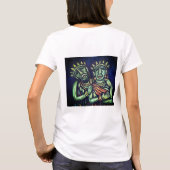 Multi Color Modern Design Jungle T-shirt (Achterkant)