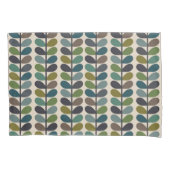 Multi-Color Moderne meerstammige kingfischer Kussensloop (Voorkant-Links)