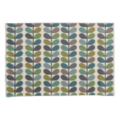 Multi-Color Moderne meerstammige kingfischer Kussensloop (Voorkant-Rechts)