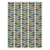 Multi-Color Moderne meerstammige kingfischer Tafelkleed (Voorkant)