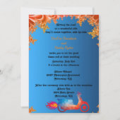 Multi-color Motorcycle Huwelijksuitnodiging Kaart (Voorkant)