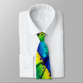 Multi-Color Music Symbols Print Necktie Stropdas (Gebonden)