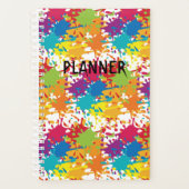 Multi-Color Paint Splash Planner (Voorkant)