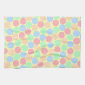 Multi-Color Pastel Dots Pattern Theedoek (Horizontaal)