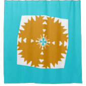 Multi-Color Pattern uit Southwestern Vibes Douchegordijn (Voorkant)