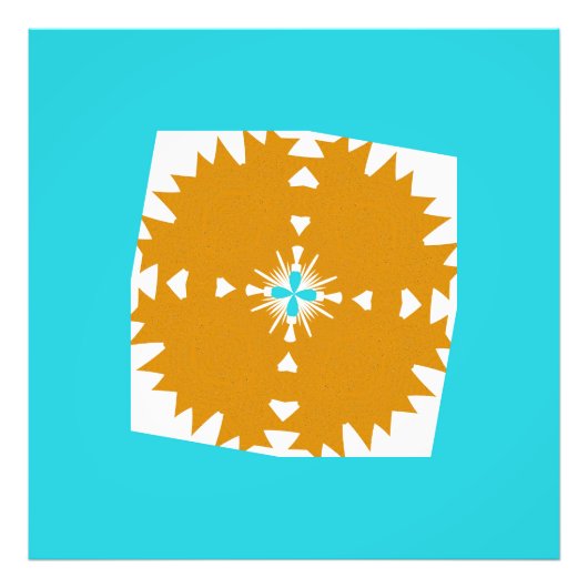 Multi-Color Pattern uit Southwestern Vibes Foto Afdruk (Voorkant)