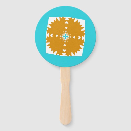 Multi-Color Pattern uit Southwestern Vibes Handwaaier (Voorkant)