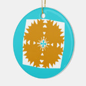 Multi-Color Pattern uit Southwestern Vibes Keramisch Ornament (Links)