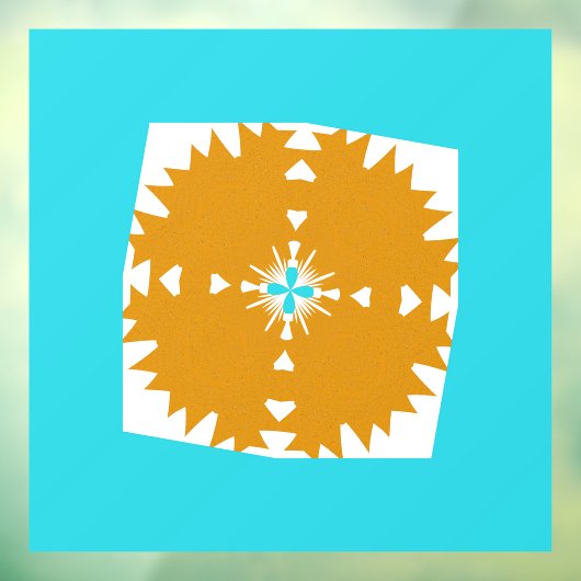 Multi-Color Pattern uit Southwestern Vibes Raamsticker (Vel 3)