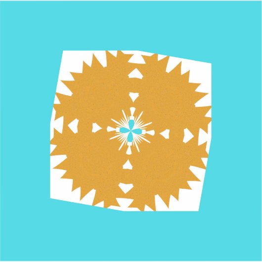 Multi-Color Pattern uit Southwestern Vibes Sticker (Voorkant)