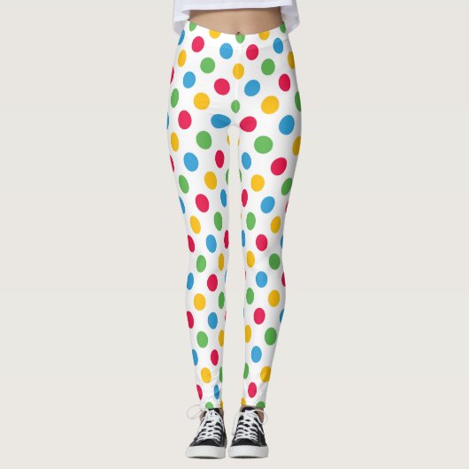 Multi-Color Polka Dot Legging (Voorkant)