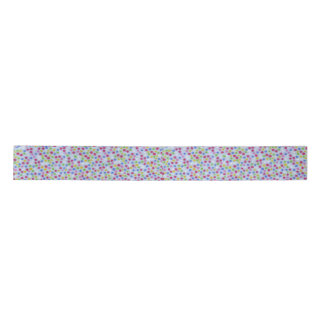 MULTI COLOR POLKA DOT RIBBON SATIJNEN LINT