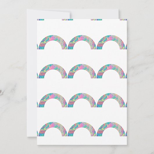 Multi-color Rainbows Thunder_Cove Kaart (Achterkant)