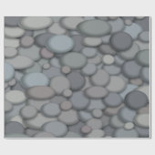 Multi-Color River Rock Pebbles Cadeaupapier (Vlak)