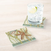 Multi-Color Shell Party Glazen Onderzetter (Schuin)