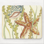 Multi-Color Shell Party Muismat<br><div class="desc">Charikilia Zarris is een getalenteerde kunstenaar die haar oceaankunst kent. Haar afbeeldingen zijn vreedzaam en kalm en ontspannen je met elk afbeelding. Haal dit nautische kunstwerk met een zeester en een kegel die het middelpunt zijn van alles, met een prachtig kelp. Dit afbeelding zal er geweldig uitzien op alle eindproducten....</div>