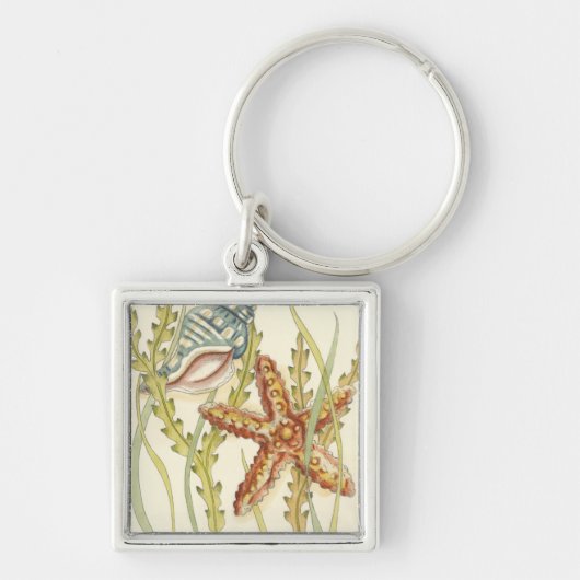 Multi-Color Shell Party Sleutelhanger (Voorkant)