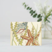 Multi-Color Shell Party Uitnodiging Briefkaart (Staand voorkant)