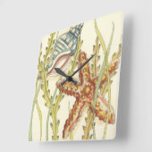 Multi-Color Shell Party Vierkante Klok (Hoek)