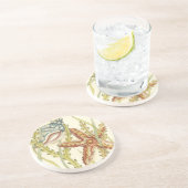 Multi-Color Shell Party Zandsteen Onderzetter (Zijkant)