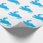 Multi-Color Snowmobier Cadeaupapier (Hoek)