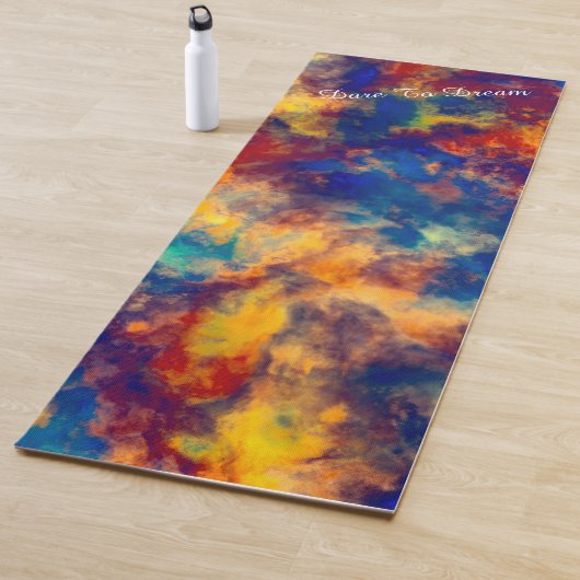 Multi-Color Splash Dare to Dream Yogamat (In situ)