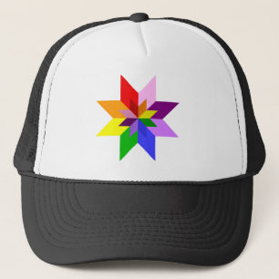 Multi-Color Star: Acht punten: Trucker Pet