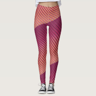 Multi Color Stripe Leggings