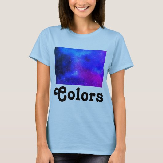 Multi-color T-shirt (Voorkant)
